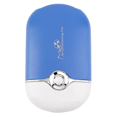 blue Хит, портативное мини-увлажнение, охлаждение, вентилятор, USB кулер, USB Перезаряжаемый Настольный вентилятор кондиционера для дома, офиса, автомобиля - Цвет: blue