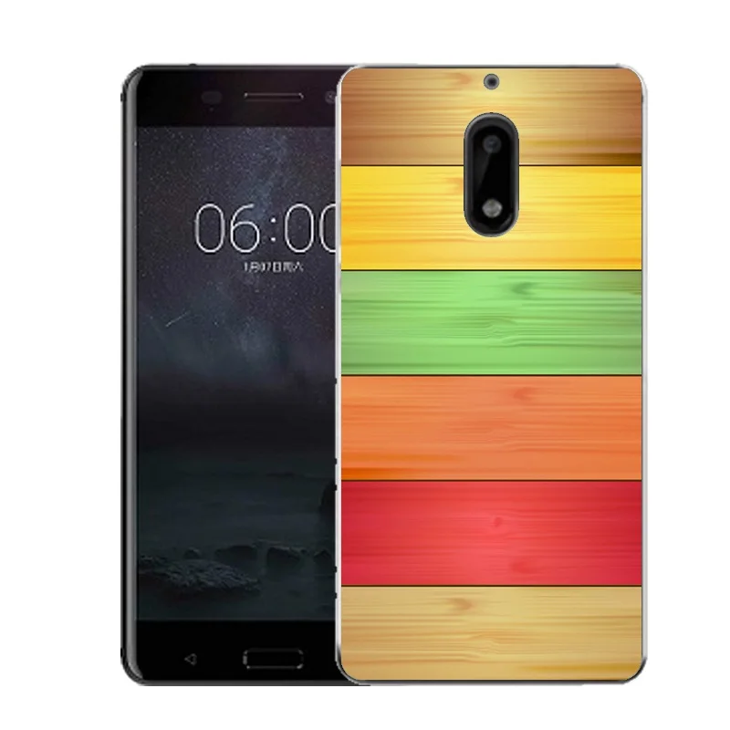 QMSWEI Soft TPU Phone Case For nokia3 nokia5 nokia6 nokia8 N540 N535 Clear Cirle Strip Painting Silicone Cover Free Shipping |