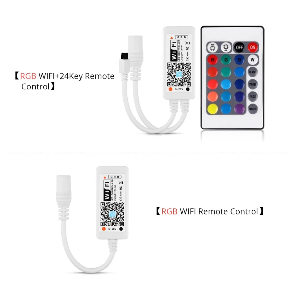 WIFI СВЕТОДИОДНАЯ лента SMD 5050 RGB RGBW RGBWW 5 м беспроводной контроль светодиодная