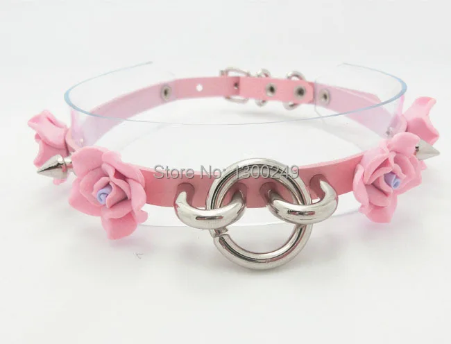 Модное сексуальное ожерелье чокер из искусственной кожи в стиле Харадзюку панк