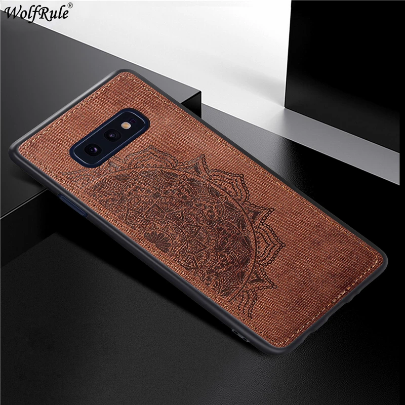 Чехол для Samsung Galaxy S10E магнитный модный ударопрочный тканевый чехол телефона S10 E |