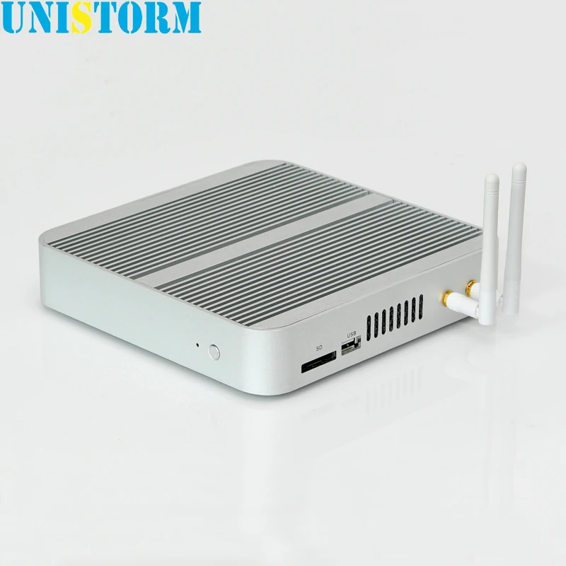 Новый Intel Skylake безвентиляторный мини ПК i5 5200U 5250U 6200U HD Graphics 520 4K HDMI VGA USB Windows 10 Мини