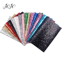 jojo bows 2230cm sparkly chunky glitter fabric solid sheets for bows needlework diy garment sewing materiasl wedding decoration