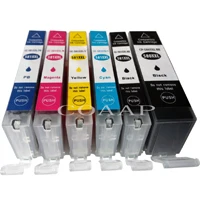 6pcs -- 1 Full set PGI-580 CLI-581 совместимый чернильный картридж для принтера Canon принтерам PIXMA TS8150 TS8151 TS8152 TS9150 TS9155 TR7550 TS6150 принтер - Цвет: 6pcs -- 1 Full set