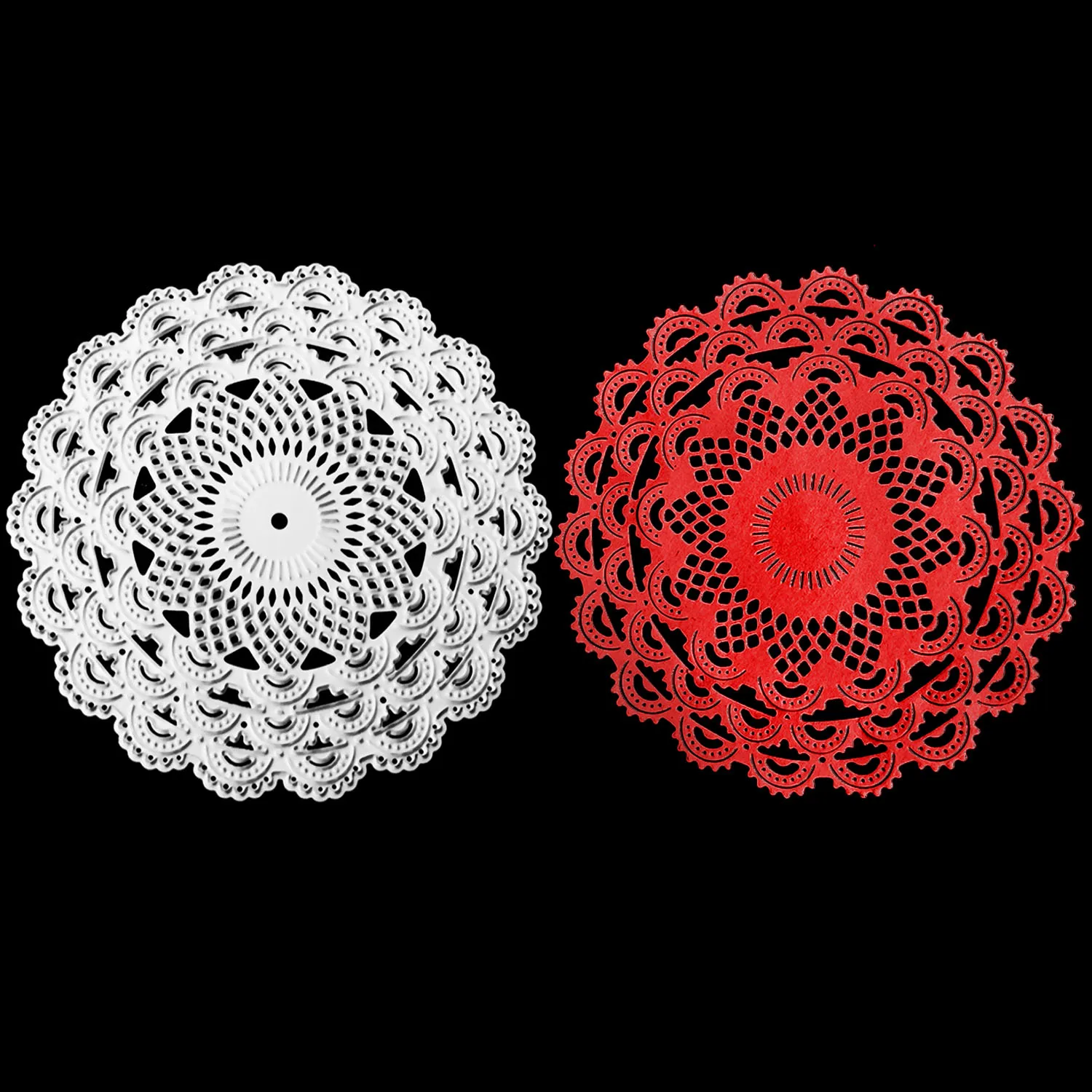 Металл углерода Сталь круглой формы в форме цветка тиснение Трафаретный