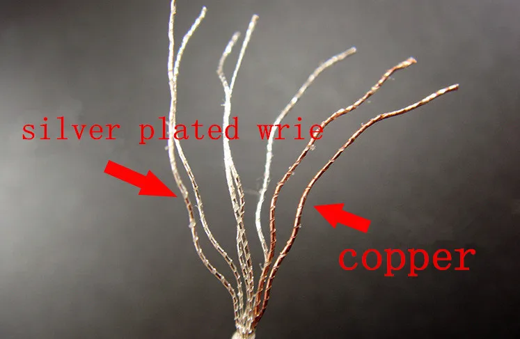 100 м лихорадка класса серебряной фольги один чип гарнитура обновление линии 7