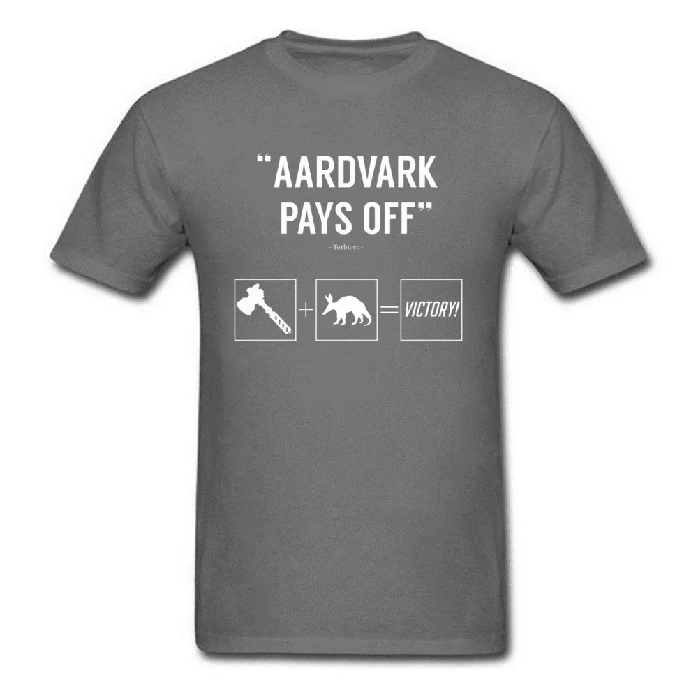 Футболка Aardvark Победа торбьорга черная уличная одежда мужские футболки на День