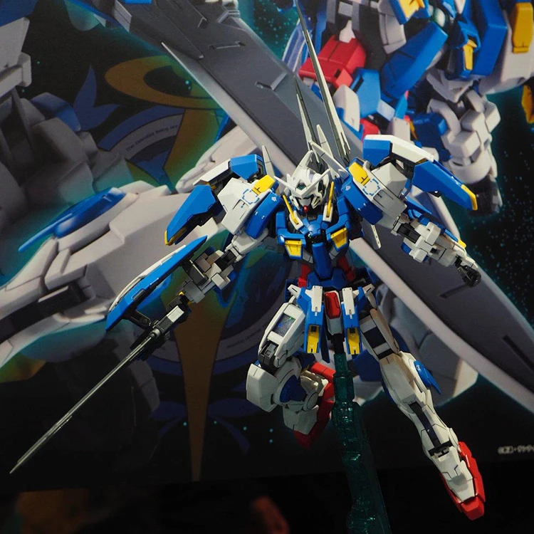 Japaness BANDAI Gundam MG 1/100 модель AVALANCHE EXIA GUNDAM 00 PB Стиль Мобильный костюм детские игрушки с держателем