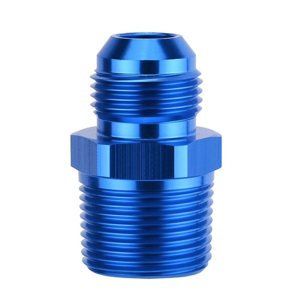 Areyourshop автомобильный 1 шт. AN4 AN6 AN8 AN10 AN12 NPT прямой Мазут Воздушный шланг фитинг Мужской адаптер синий авто аксессуары