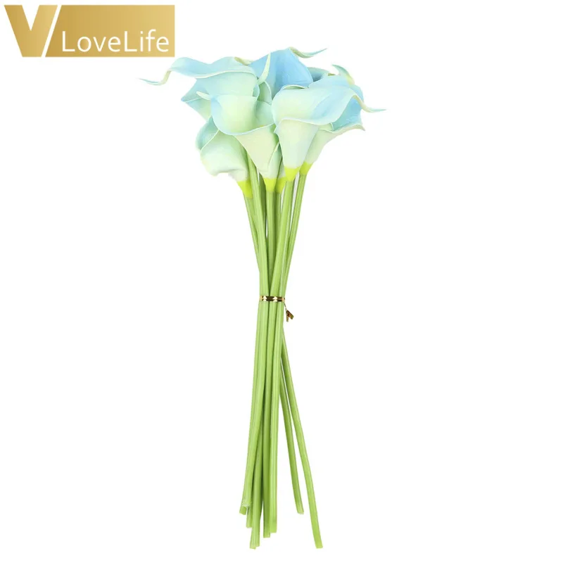 10 шт. Искусственные цветы Calla Lily PE Foam букет для украшения свадьбы подарок на день