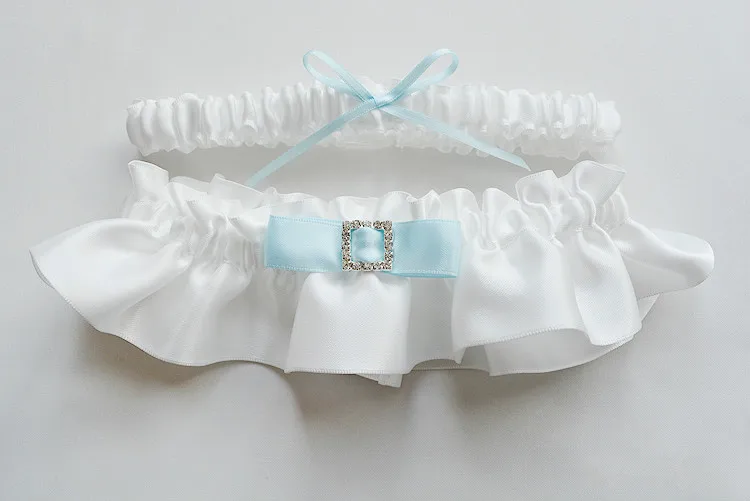 1 комплект винтажная Подвязка невесты с синим бантом подвязка для принцессы