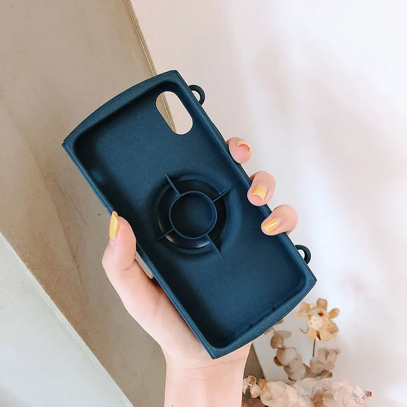 Boucho для iPhone х Прохладный 3D Ретро Камера телефона Чехлы 6 6s 8 7 Plus чехол мягкий