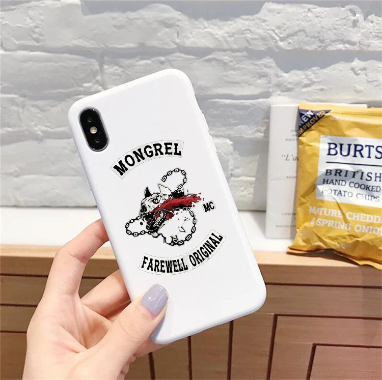 Days Gone MONGREL прощание MC цветной мягкий силиконовый телефон чехол для iPhone 6 6s 6plus 7 7plus 8 8plus XR XS XSMAX