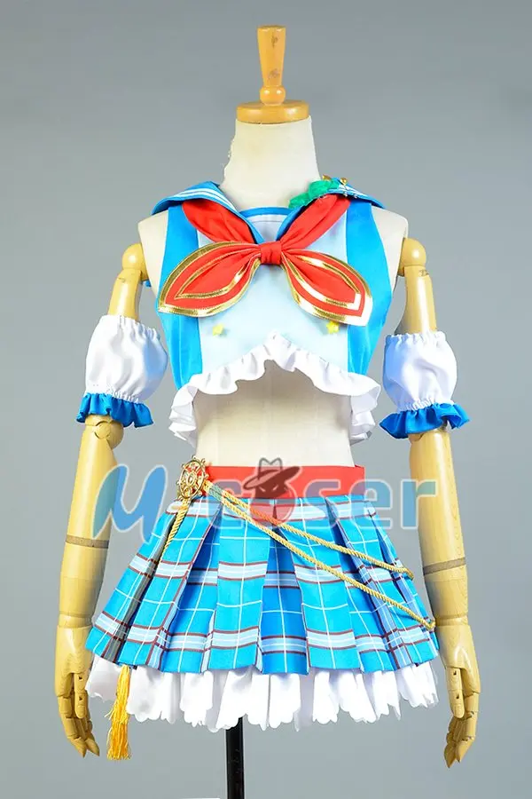 LoveLive костюм моряка Love Live Koizumi Hanayo темно-синий полный комплект униформы для