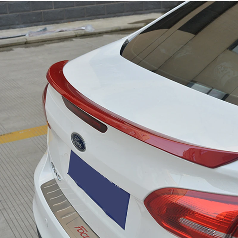 Для ford focus spoiler2015 2017 высококачественный задний спойлер из АБС пластика для