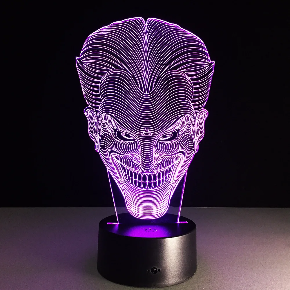 Костюмы на Хэллоуин для детей подарок Джек улыбающееся лицо 3D лампа персонажа