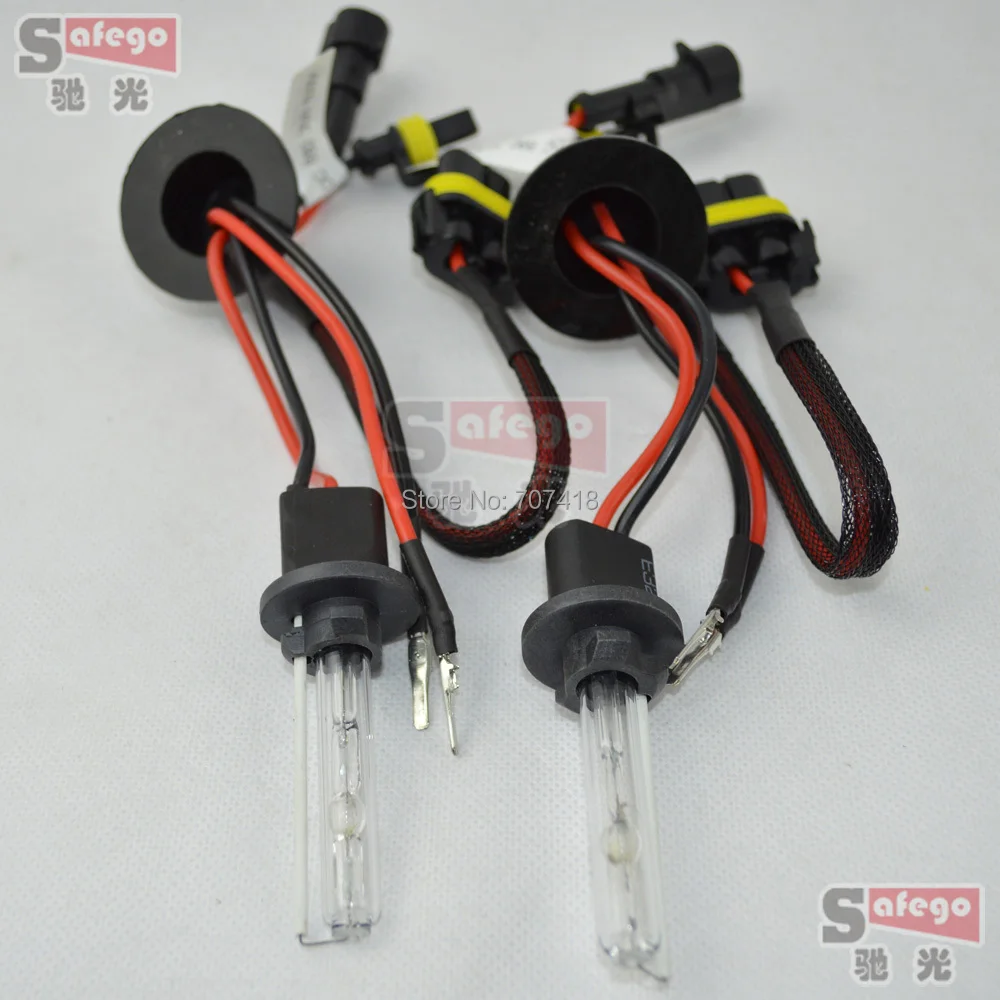 Safego DC 35w H27 880 881 ксеноновая HID фара однолучевая лампа для автомобиля лампочки для мотоцикла 8000K 10000K 12000K 30000K 12V~ 24V