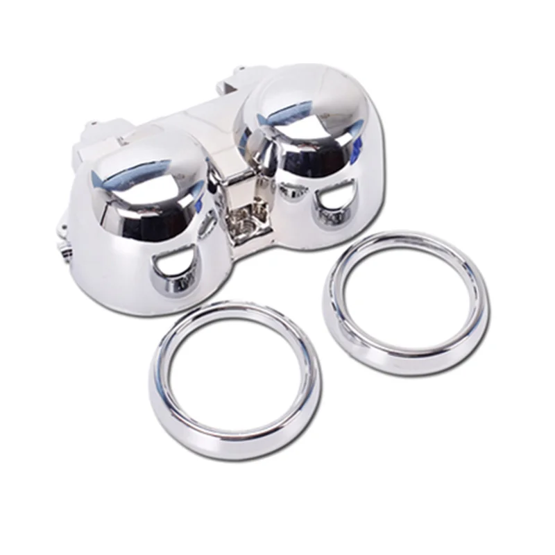 Для Honda CB400 1992-1998 Мотоцикл инструмент мотоцикл спидометр - Цвет: 92-94Chrome cover