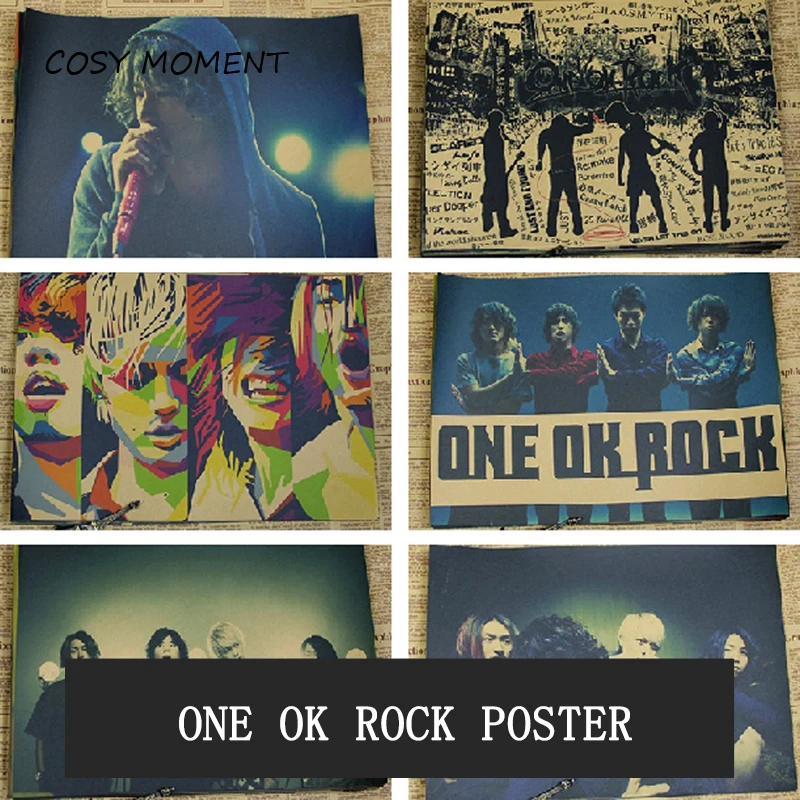 COSY MOMENT ONE OK ROCK Janpanese Rock Band ВИНТАЖНЫЙ ПЛАКАТ Ретро украшение дома кафе настенная декоративная живопись постер QT374