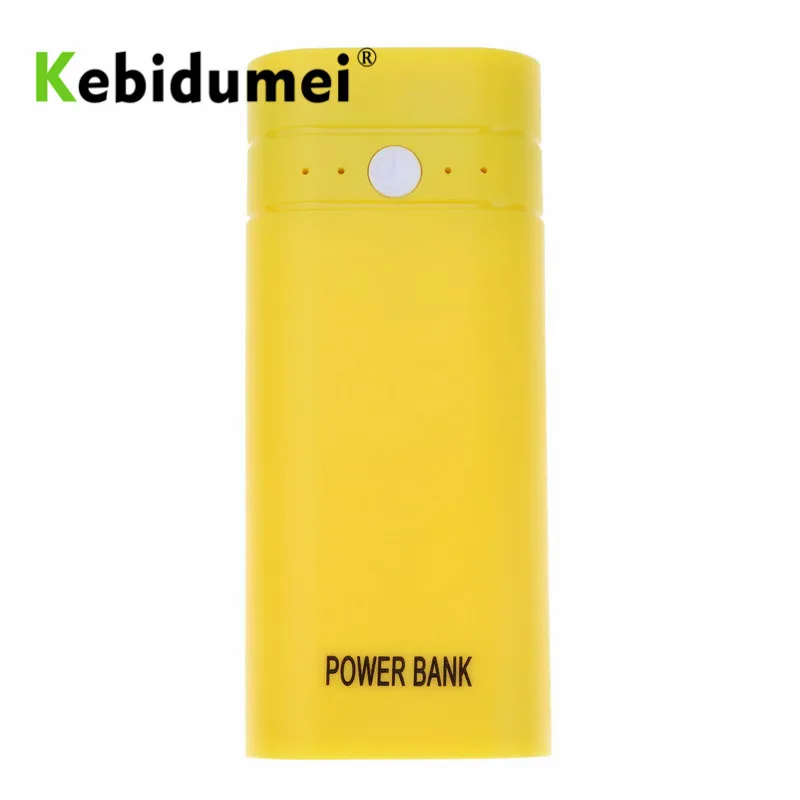 Kebidumei 2X 18650 Mini USB Power Bank зарядное устройство для аккумулятора чехол DIY комплект с