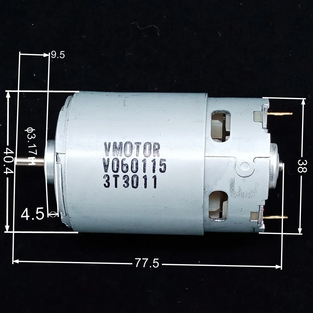 550 двигатель постоянного тока DC12V Высокая мощность высокоскоростной двигатель DIY модель автомобиля постоянный магнит powerfull машина