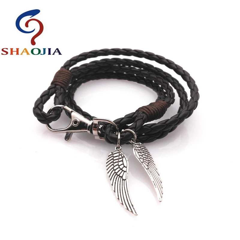 Новый стильный браслет с красными крыльями в стиле панк 2020 Горячая распродажа!