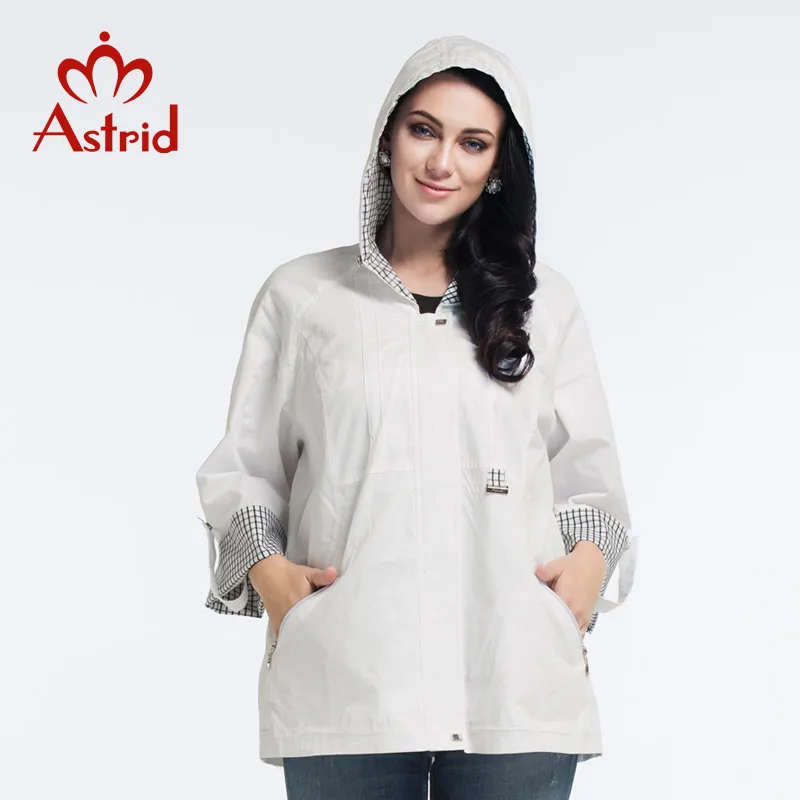 Астрид новый летний женщин высокое качество мода плащ большой размер плед три