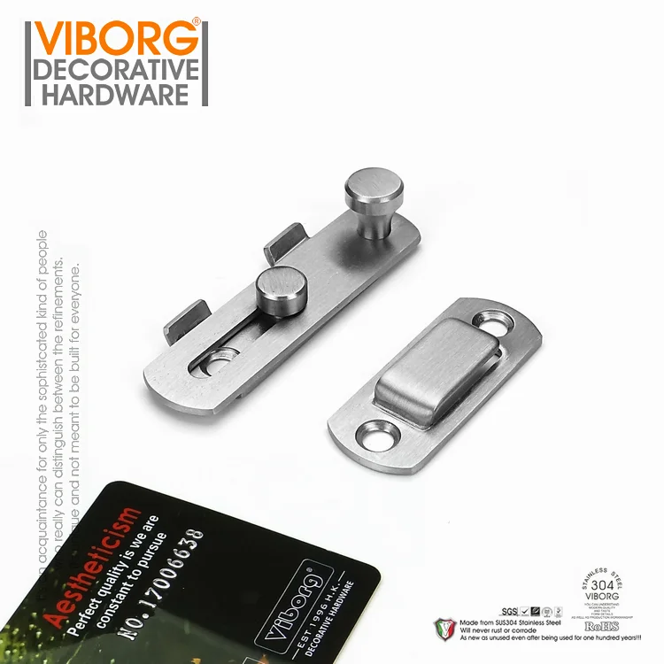 VIBORG Deluxe Solid SUS304 из нержавеющей стали, дверные болты, замки с защелкой, защитная защелка