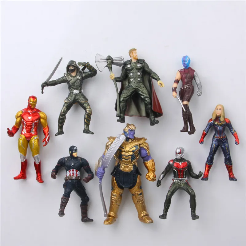 8 шт./лот marvel legends Аниме Фигурка магниты на холодильник отличное качество аниме