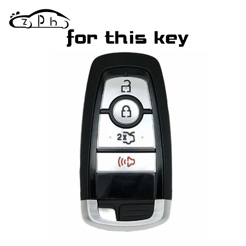 Силиконовый чехол брелок для дистанционного ключа 4 кнопки Ford Edge Explorer DISPATCH Fusion 2018