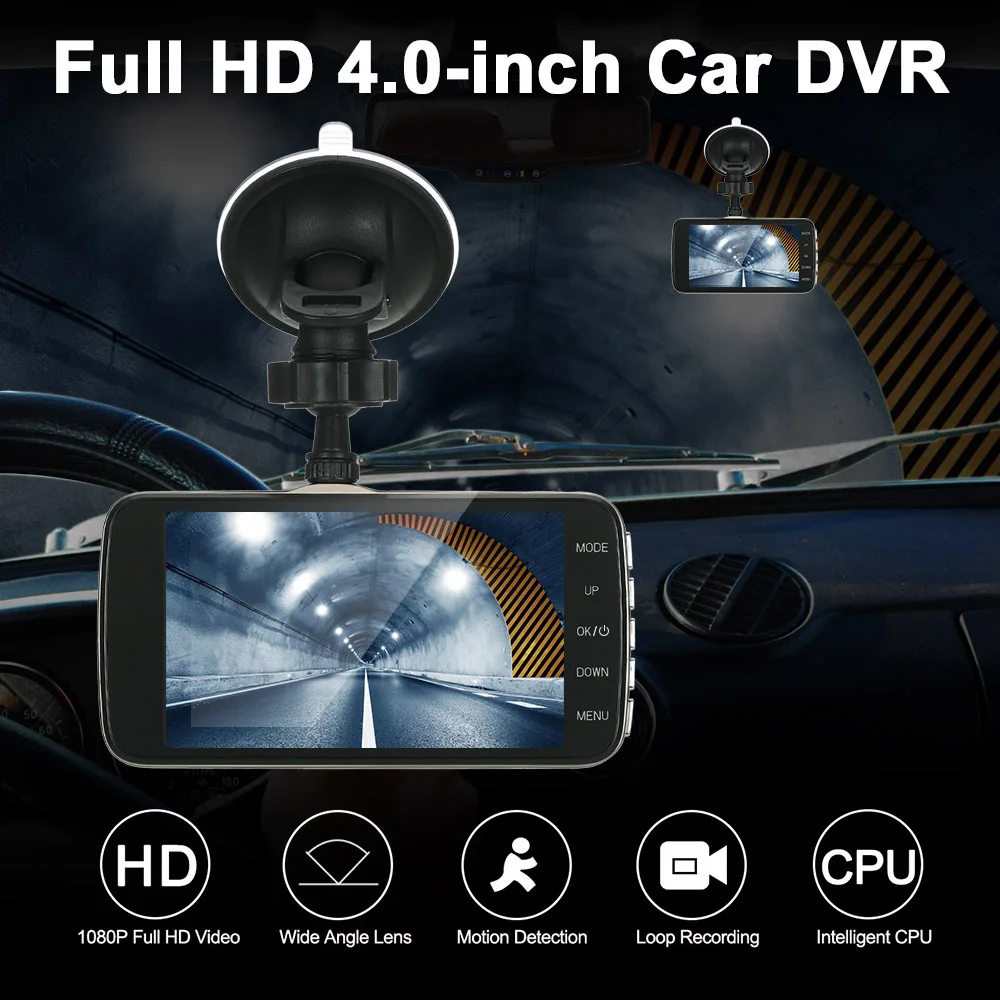 Dashcam DVR Автомобильный видеорегистратор Даш Cam РЕГИСТРАТОР Авто Камера видео