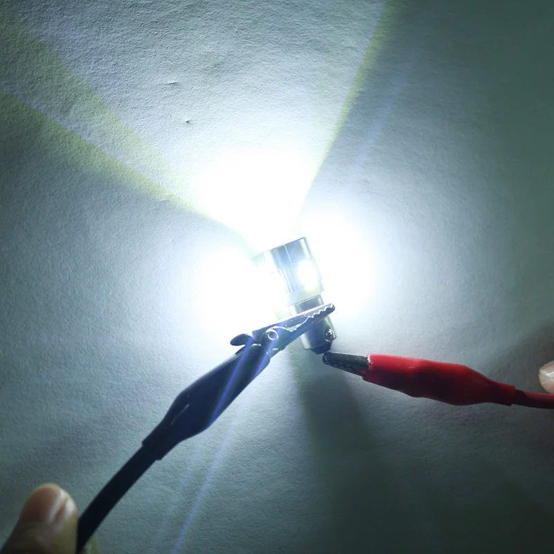 2 шт. BA9S Led T4W поворотные сигнальные задние фонари боковая лампа 6SMD DC 12В Белый |