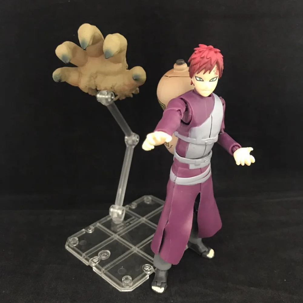 Аниме Фигурка 15 см Наруто Shippuden повязка на голову Sabaku no Gaara ПВХ фигурка шарнир