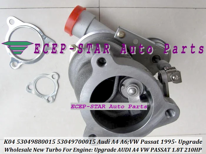 Турбокомпрессор Turbo K04 15 53049700015 53049880015 для AUDI A4 A6 1 8 T модернизация VW PASSAT 1.8L 210HP 1995