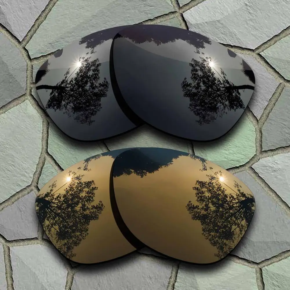 Black-Bronze Copper Солнцезащитные очки поляризованные Сменные линзы для Oakley Frogskins-сорта - Цвет линз: Black-Bronze Copper