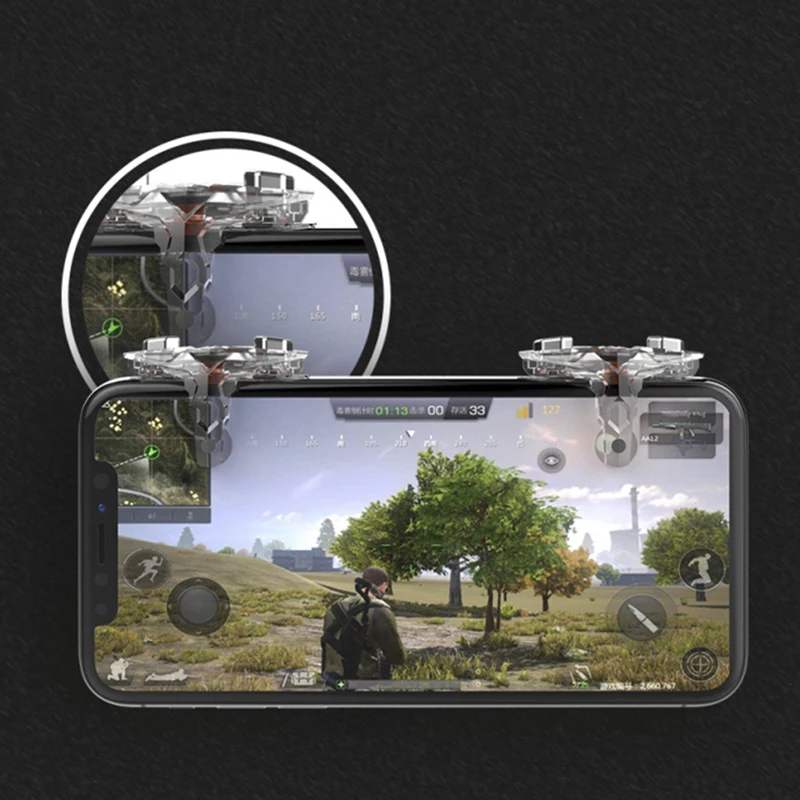 2 шт. новый металлический PUBG мобильный геймпад игровой триггер L1R1 шутер