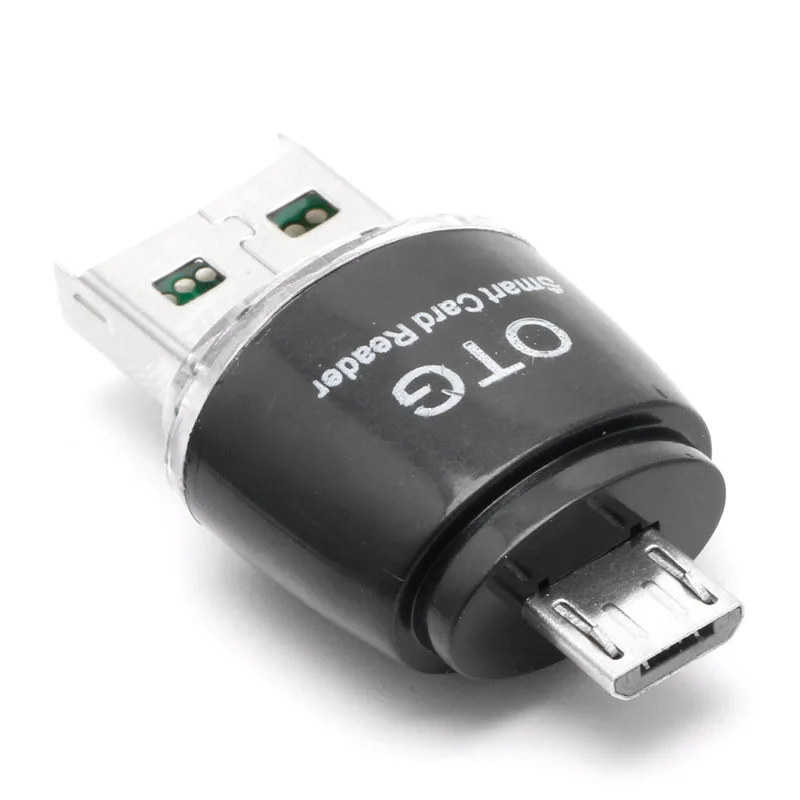OOTDTY USB адаптер микро OTG к 2 0 TF SD кардридер для Android телефона планшета