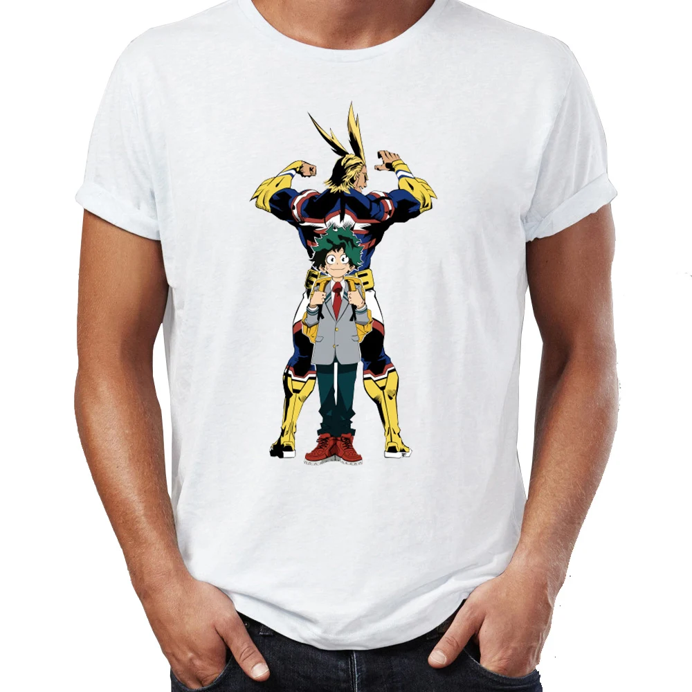 Мужская футболка с надписью My Hero academic All May Deku Pride Rock забавная Футболка принтом |