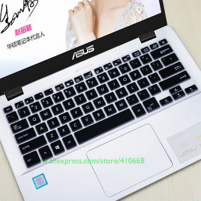 14-дюймовая Защитная крышка для клавиатуры ноутбука Asus A410 S410UA S410UN S410U S4000 X407MA X407m