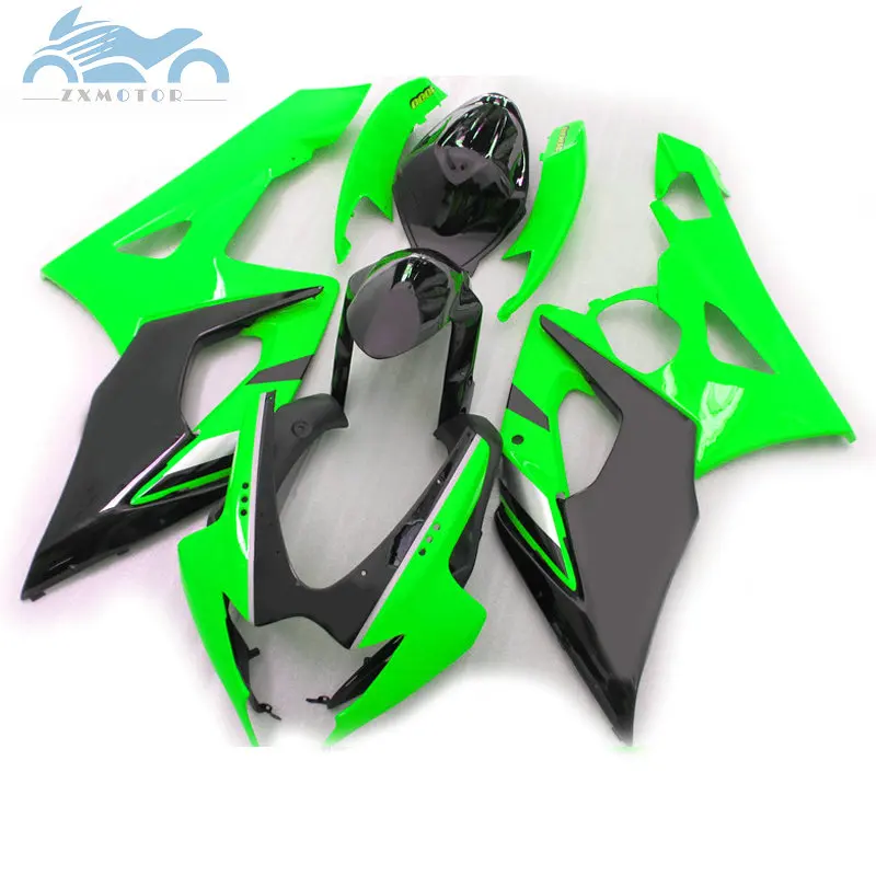 Обтекатели для Suzuki GSXR 1000 K5 K6 GSXR1000 2005 2006 06 GSX R1000 зеленый черный AT55 | Автомобили и
