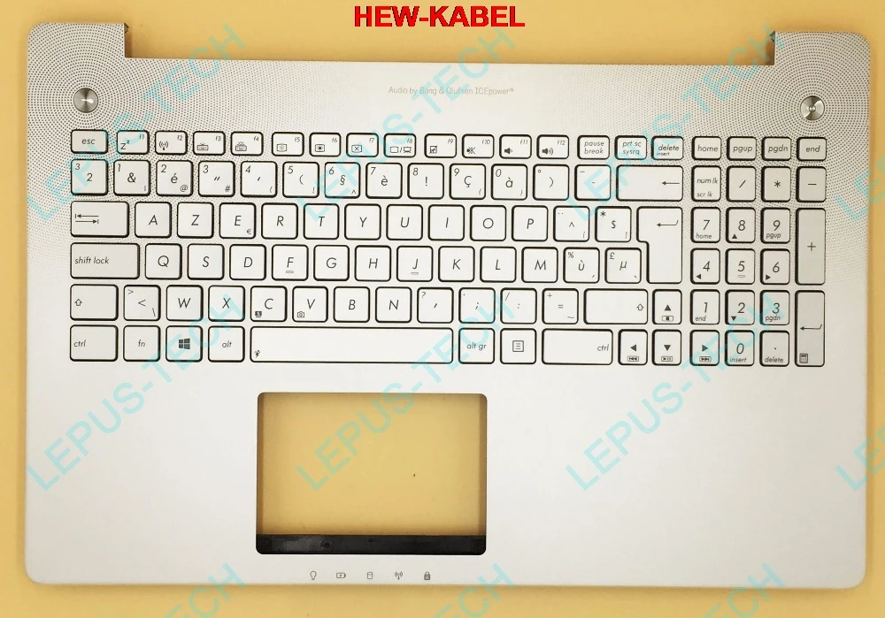 Клавиатура BE для ASUS Q550 G550 N550 N550JV N550JK с подсветкой верхний чехол palmrest Бельгийская