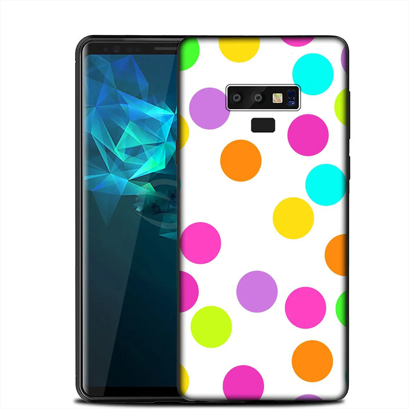 IYICAO Мягкий силиконовый чехол в розовый горошек для Samsung Galaxy A6 A9 A8 A7 2018 A3 A5 2016 2017 Note 9