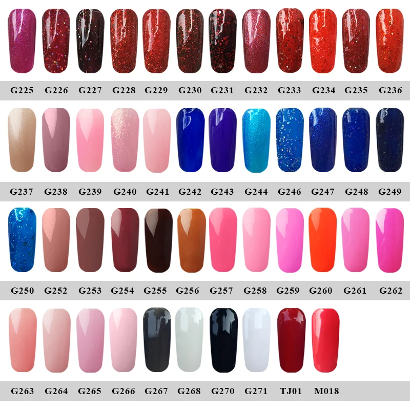 Гибридный полуперманентный Светодиодный УФ Гель лак 3 шт./компл. для нейл арта