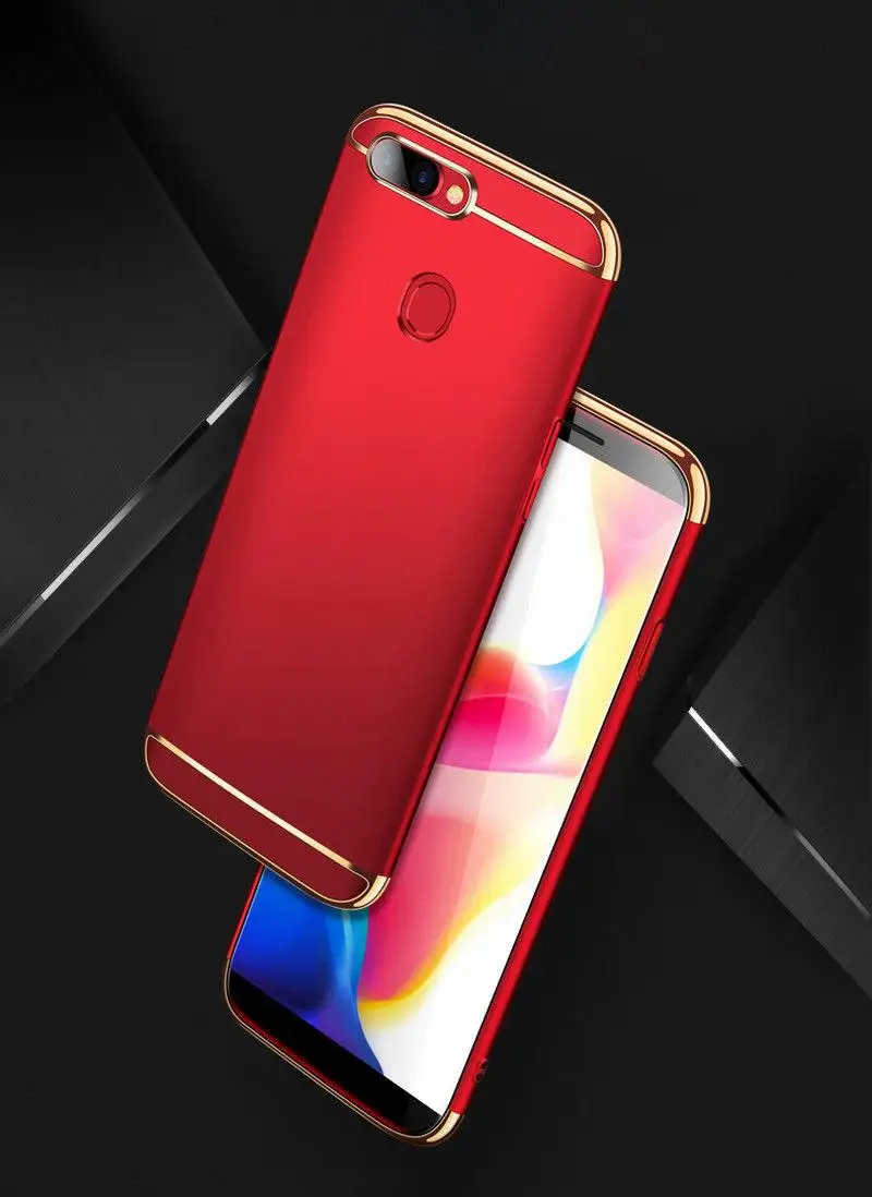 For Oppo R11 / R11S PLUS Hot Sale Shockproof Slim Plating PC Matte Back Fitted Protective Mobile Phone Case Cover |