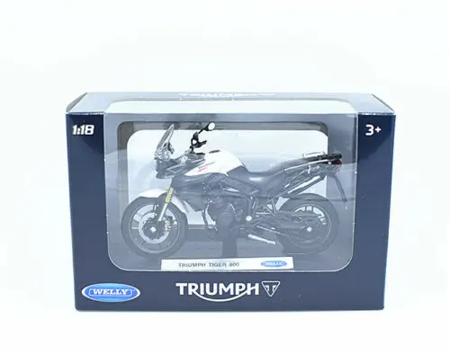 Модель мотоцикла Welly 1:18 Triumph Tiger 800 новая игрушка в коробке |