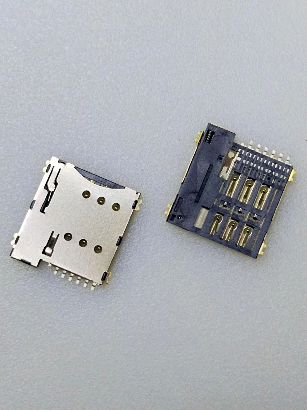 Micro SIM 6PIN гнездо для карты детские часы Оригинальный Новый 10 100 шт. Push push Тип слот