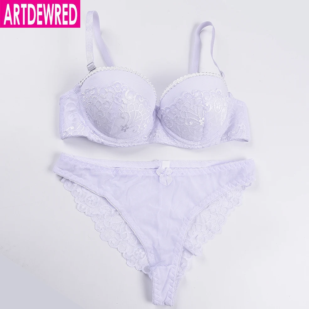 [Retail &amp Wholesale] VS New 2017 Sexy Bra Set Push Up Lace Deep V ABC Cup Women's Underwear Sets Lingerie For Girls|bra set|bra set vsvs bra |