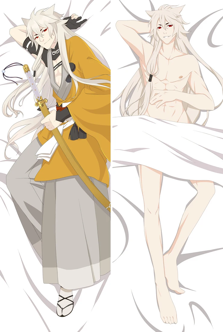 Аниме Touken Ranbu Online Mikazuki Munechika Kousetsusamonji Akashi Kuniyuki Подушка Dakimakura cover обнимающая