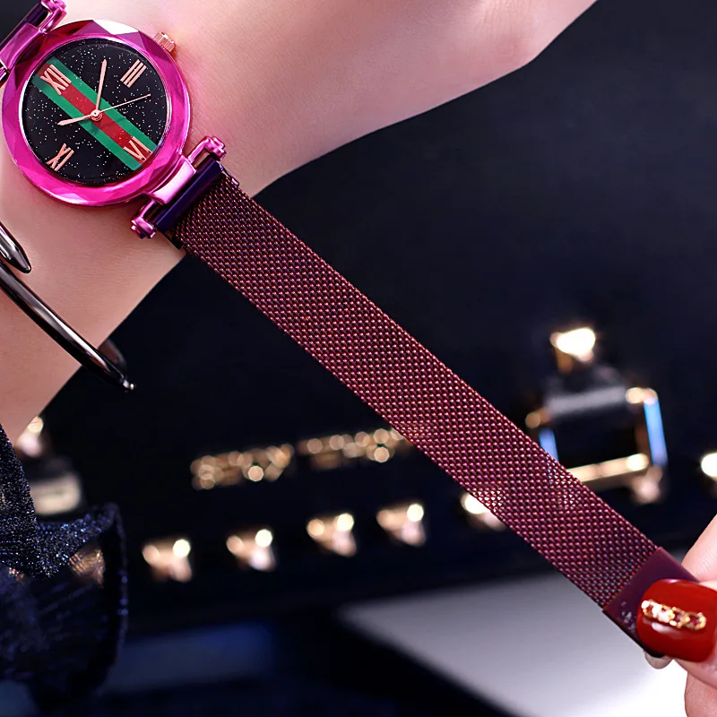 Luxury Watch Women Watches Starry sky Wrist Quartz Clock Ladies Dress Fashion Wristwatch Female Hours relogio feminino | Наручные часы