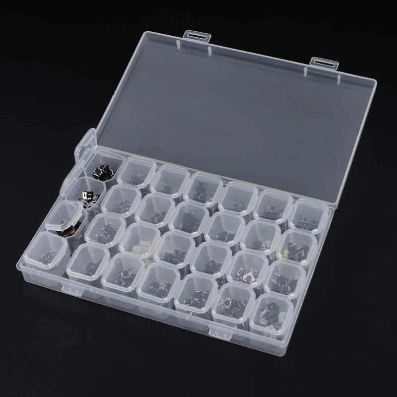 28 Types 280pcs Tactile Push Button Switch Car Remote Button Microswitch Tools Part For Car Remote Air Conditioning